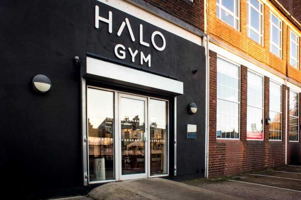 Entrance to Halo Gym on Rock Villa Road, Tunbridge Wells